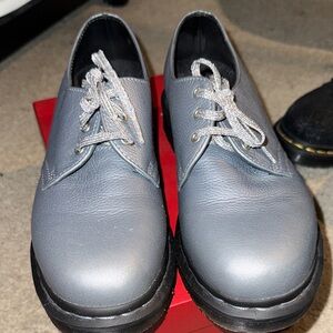 Dr. Martens Steel Gray Oxfords